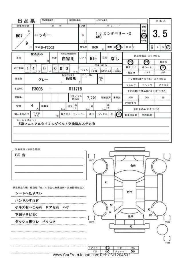Daihatsu Rocky 1995 thumbnail 21