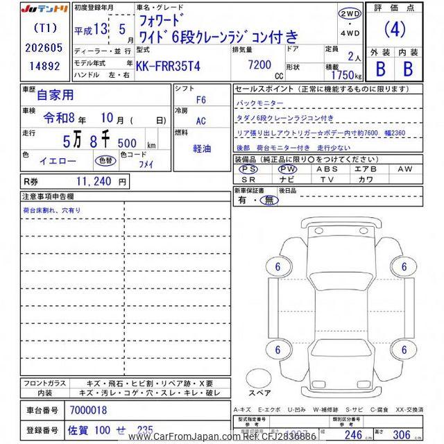 Isuzu Forward 2001 thumbnail 3