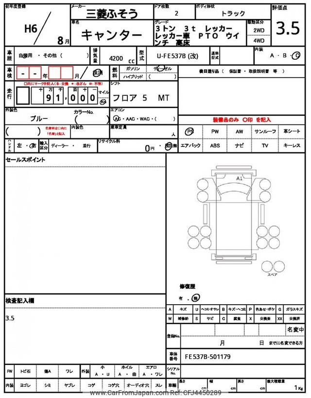 Mitsubishi Fuso Canter 1994 thumbnail 8