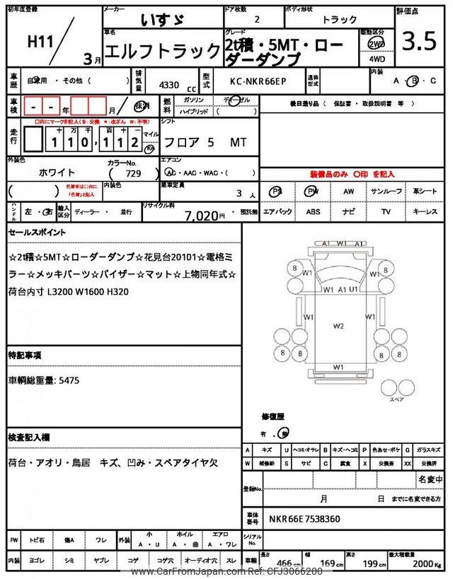 Isuzu Elf Truck 1999 thumbnail 21