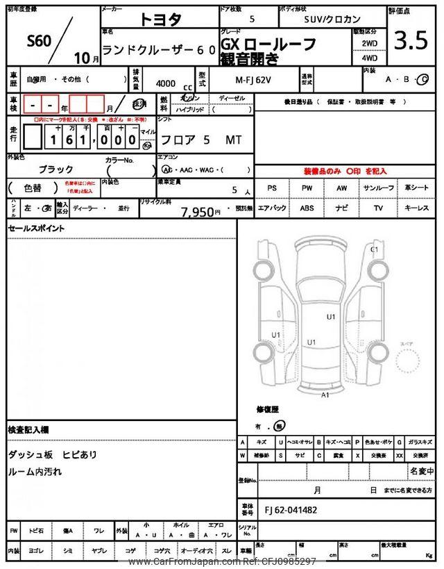 Toyota Land Cruiser 60 1985 thumbnail 17