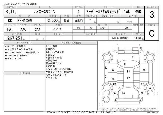Toyota Hiace Wagon 1996 thumbnail 3