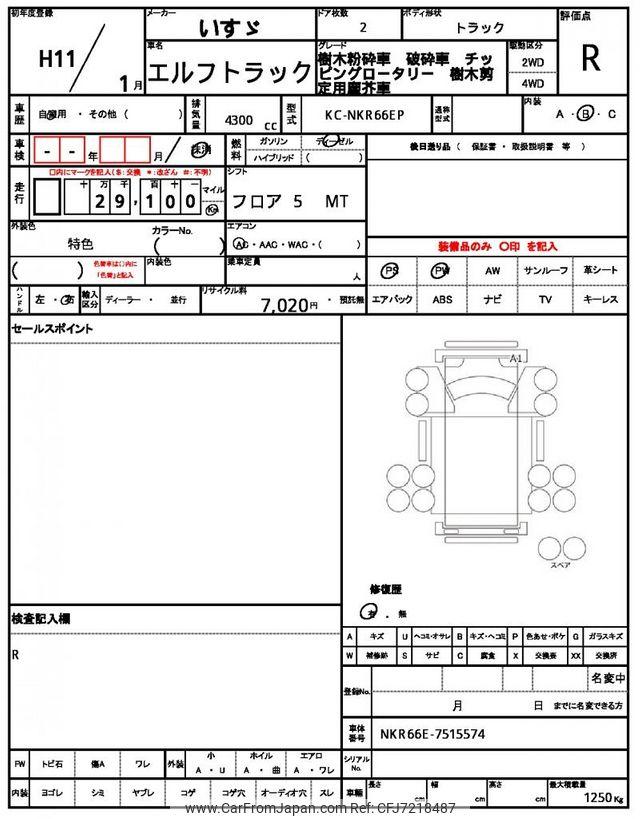 Isuzu Elf Truck 1999 thumbnail 12