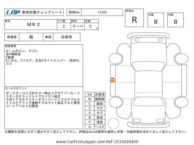 Toyota MR2 1990 thumbnail 4