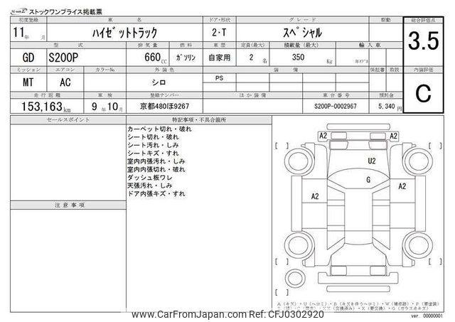 Daihatsu Hijet Truck 1999 thumbnail 3