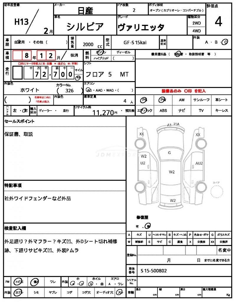 Nissan Silvia 2001 thumbnail 7