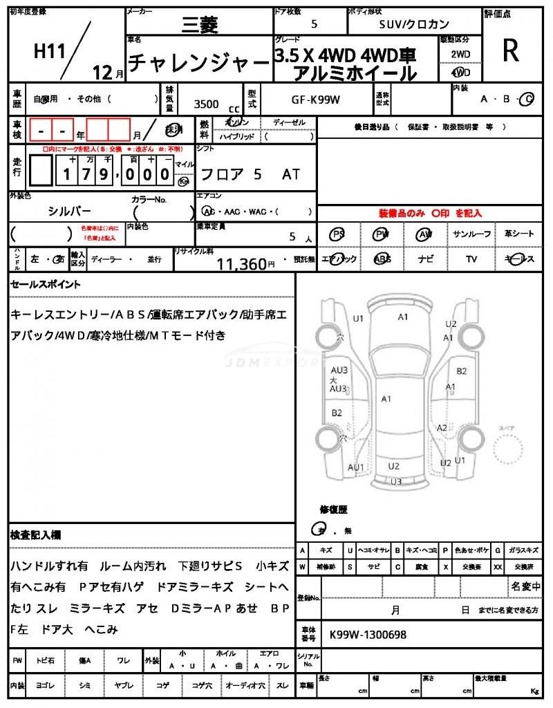 Mitsubishi challenger 1999 thumbnail 21